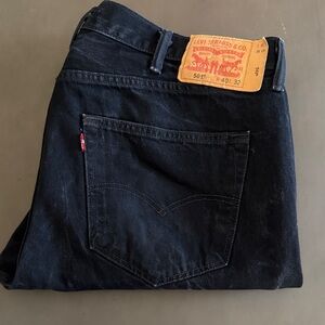 Levi's Men's Dark Blue Straight Jeans